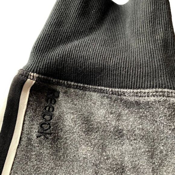 REEBOK‎ Women's grey jogger/loungewear/pants wi/white side stripe Sz Large - Picture 2 of 7